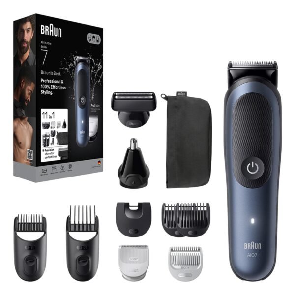 Braun Series 7 All-in-One Grooming Kit AIO7540, Blue – Wholesale & Export UAE