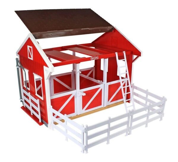 Breyer Freedom Series Classics Spring Creek Horse Stable Set 15 x 95 x 12 112 Scale Red and White Model 698 – Wholesale & Export UAE