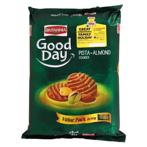 Britannia Good Day Pista Value Pack 90g Pack of 8 – Wholesale & Export UAE