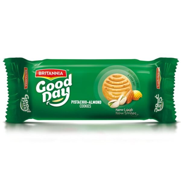 Britannia Good Day Pistachio-Almond Cookies, 130g – Wholesale & Export UAE