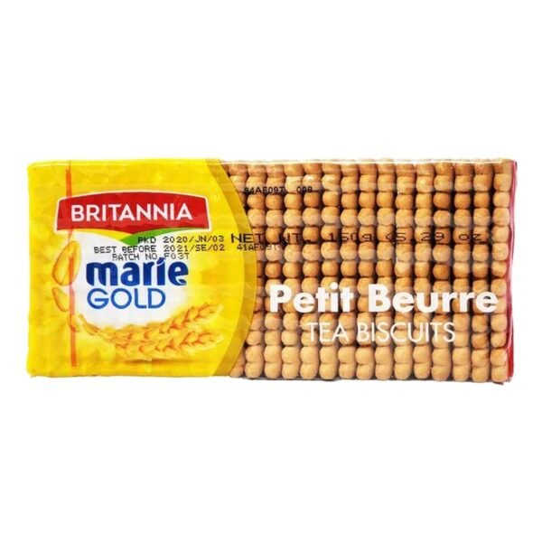 Britannia Marie Gold Petit Beurre Cookies 150g – Wholesale & Export UAE