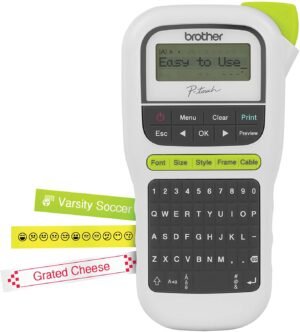 Brother P-touch, PT-H110, Easy Portable Label Maker, Lightweight, Qwerty Keyboard, One-Touch Keys, White – Wholesale & Export UAE