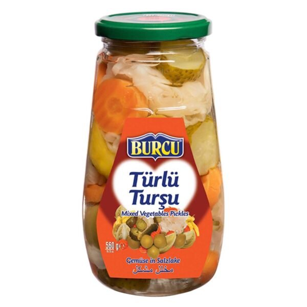 Burcu-Mixed-Vegetables-Pickle-560g Burcu Mixed Vegetables Pickle 560g – Wholesale & Export UAE