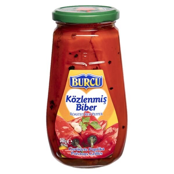 Burcu-Roasted-Red-Pepper-560g Burcu Roasted Red Pepper 560g – Wholesale & Export UAE