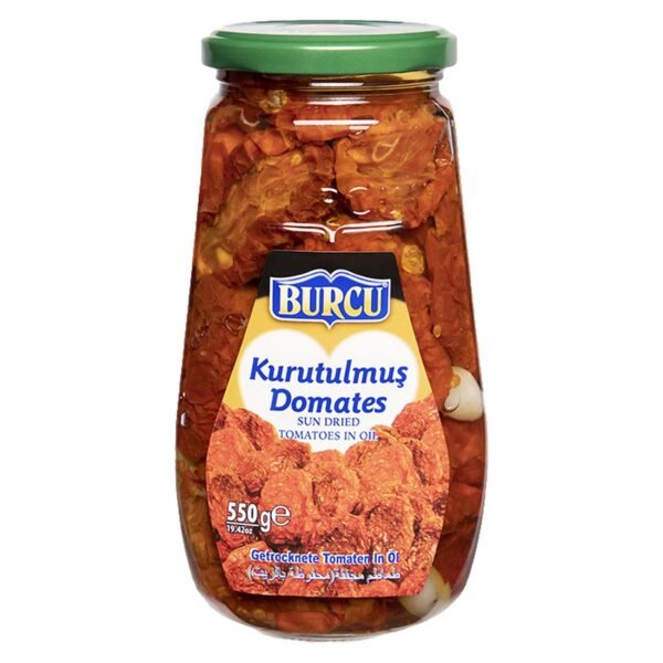 Burcu Sun Dried Tomatoes in Oil 550g – Wholesale & Export UAE