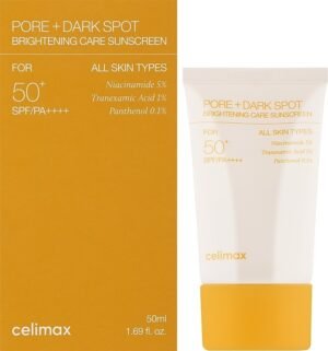 CELIMAX PORE+DARK SPOT BRIGHTENING CARE SUNSCREEN SPF50+ 50ML – Wholesale & Export UAE