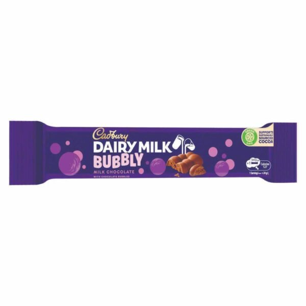Cadbury Dairy Milk Bubbly, 24g – Wholesale & Export UAE