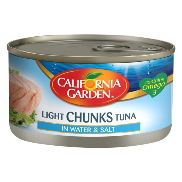California Garden Light Chunk Tuna in Water and Salt, 185g – Wholesale & Export UAE