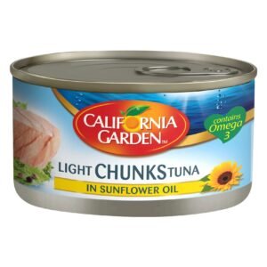 California Garden Light Chunks Tuna In Sunflower Oil, 185 g – Wholesale & Export UAE