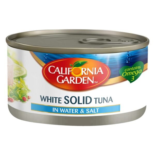 California Garden White Solid Tuna In Water and Salt, 185g – Wholesale & Export UAE