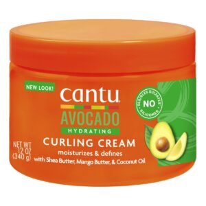 Cantu-Avocado-Hydrating-Curling-Cream-White-340g Cantu Avocado Hydrating Curling Cream White 340g – Wholesale & Export UAE