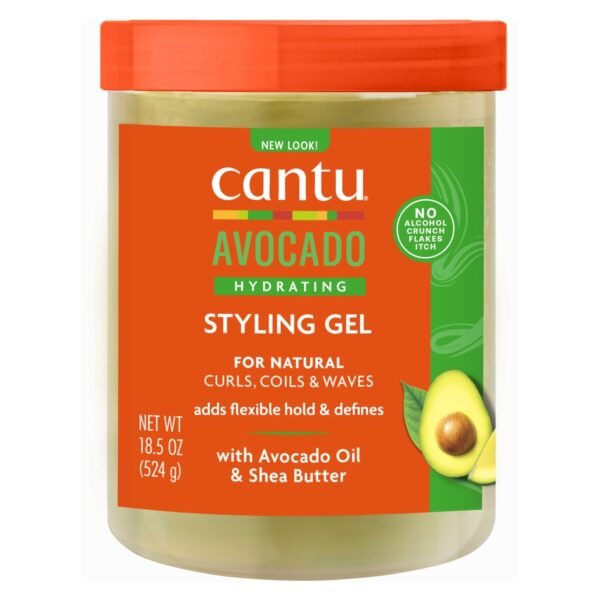 Cantu Avocado Hydrating Hair Gel with Shea Butter, 524g – Wholesale & Export UAE