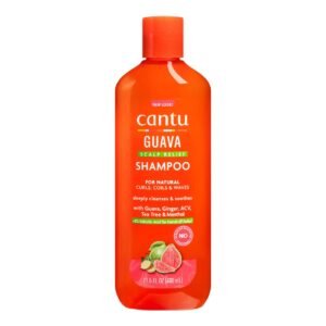 Cantu Guava Scalp Relief Antidandruff Shampoo with Guava Ginger Apple Cider Vinegar Tea Tree and Menthol, 400ml – Wholesale & Export UAE