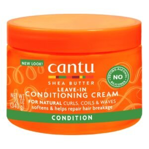 Cantu Shea Butter Leave-In Conditioning Cream For Natural Hair White 340g – Wholesale & Export UAE