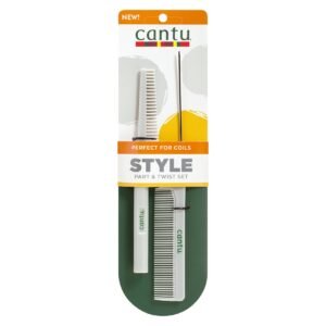 Cantu Style Part And Twist 2 Comb Set 07948-36 White – Wholesale & Export UAE