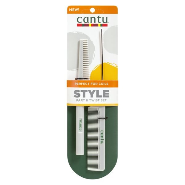 Cantu Style Part And Twist 2 Comb Set 07948-36 White – Wholesale & Export UAE