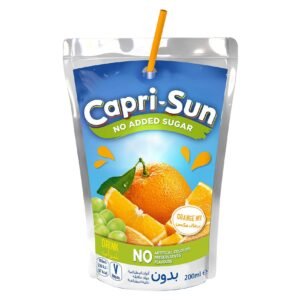 Capri Sun No Added Sugar Orange Juice 200ml – Wholesale & Export UAE