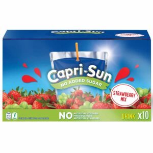 Capri-Sun Strawberry No Added Sugar Juice Drink, 200ml, Pack of 10 – Wholesale & Export UAE