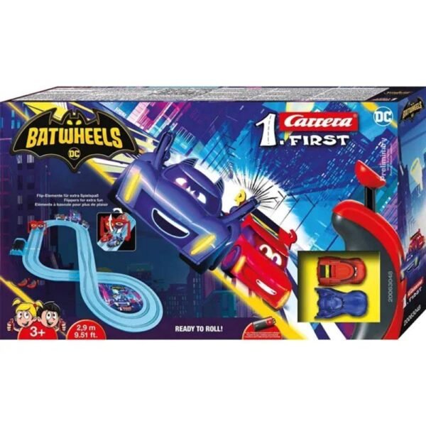 Carrera FIRST DC Batwheels Ready To Roll Bam Vs Redbird Slot Car Racing Set – Wholesale & Export UAE