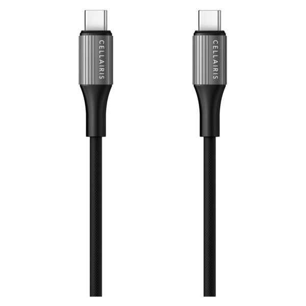 Cellairis Gem USB-C to USB-C Data Sync Charging Cable, Black, 1.2m, 60 W – Wholesale & Export UAE