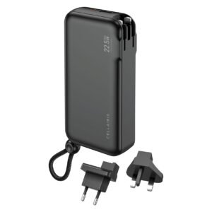 Cellairis Trek Power Bank With Built-in Charging Cable And Adapter Black 10000mAh – Wholesale & Export UAE