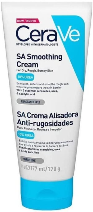 Cerave Sa Smoothing Cream, 177ml/6Oz, Moisturiser For Dry, Rough And Bumpy Skin – Wholesale & Export UAE