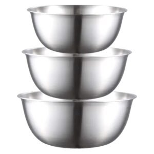 Chanovel, 3 Pcs Bowl Set, Silver – Wholesale & Export UAE