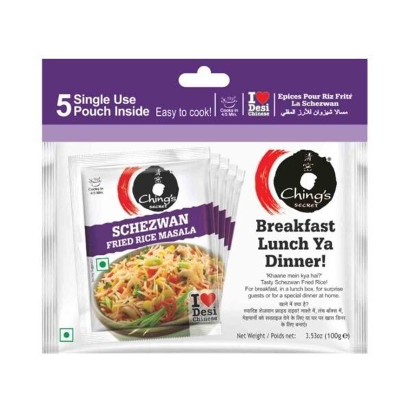Ching's Secret Schezwan Fried Rice Masala, 20g Pack of 5 – Wholesale & Export UAE