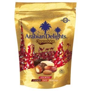 Chocodate Arabian Delights Assorted Dates and Almond Covered with Chocolate, 230g – Wholesale & Export UAE