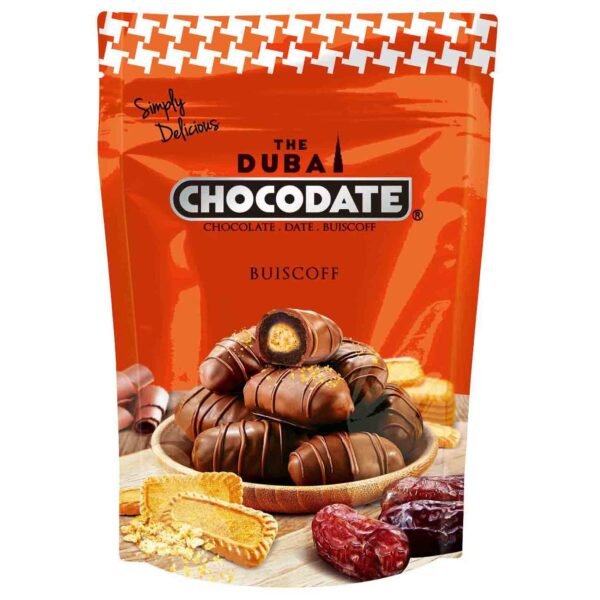 Chocodate Biscoff Chocolate Coated Dates with Biscoff Filling, 230g – Wholesale & Export UAE