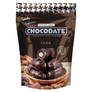 Chocodate Dark Chocolate Coated Dates with Almonds, 250g – Wholesale & Export UAE