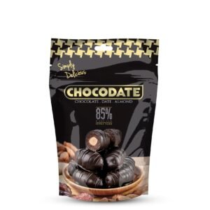 Chocodate Date and Almond Extra Dark Chocolate, 100g – Wholesale & Export UAE