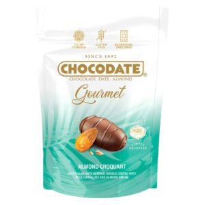Chocodate Gourmet Chocolate Date with Almond Croquant 150g – Wholesale & Export UAE