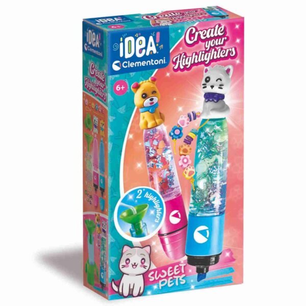 Clementoni Idea Create Your Highlighters Sweet Pets – Wholesale & Export UAE