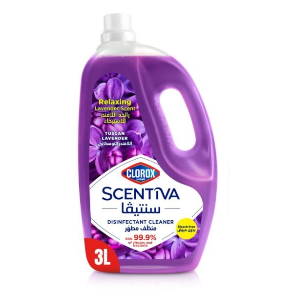 Clorox Scentiva Disinfectant Floor Cleaner, Tuscan Lavender, 3L – Wholesale & Export UAE