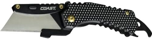 Coast DX126 1. 2 In. Stainless Steel Razor Blade Pocket Knife with DOUBLE LOCK and Nylon Handle. – Wholesale & Export UAE