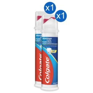 Colgate Maximum Cavity Protection Toothpaste Pump 100ml, Pack of 2 – Wholesale & Export UAE