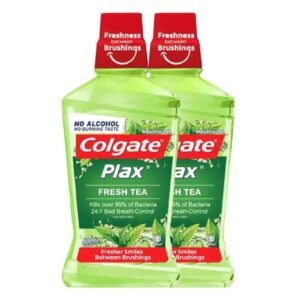 Colgate Plax Fresh Tea Mouthwash, 500ml, Pack of 2 – Wholesale & Export UAE