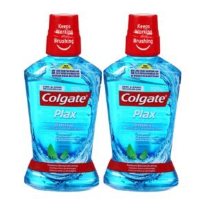 Colgate-Plax-Peppermint-Mouthwash-500ml-Pack-of-2-2 Colgate Plax Peppermint Mouthwash, 500ml, Pack of 2 – Wholesale & Export UAE