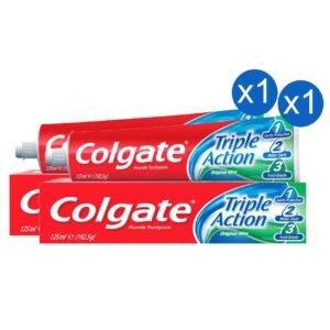 Colgate Triple Action Original Mint Toothpaste 125ml, Pack of 2 – Wholesale & Export UAE