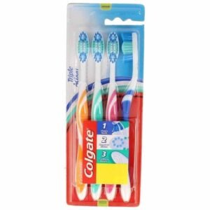 Colgate Triple Action Toothbrush Medium, Pack of 4 – Wholesale & Export UAE