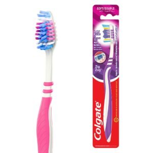 Colgate Zig Zag Deep Clean Flexible Soft Toothbrush With Tongue Cleaner 1 PCS – Wholesale & Export UAE
