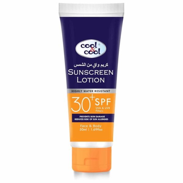Cool and Cool Sunscreen Lotion SPF 30, 100ml – Wholesale & Export UAE