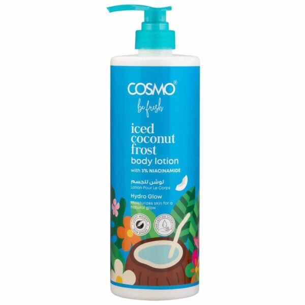 Cosmo Be Fresh Iced Coconut Frost Body Lotion with 3% Niacinamide, 1L – Wholesale & Export UAE