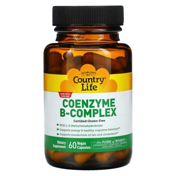 Country Life Coenzyme B-Complex 60 Capsules – Wholesale & Export UAE