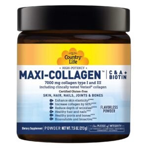 Country Life Collagen+Biotin Powder Dietary Supplement 213g – Wholesale & Export UAE