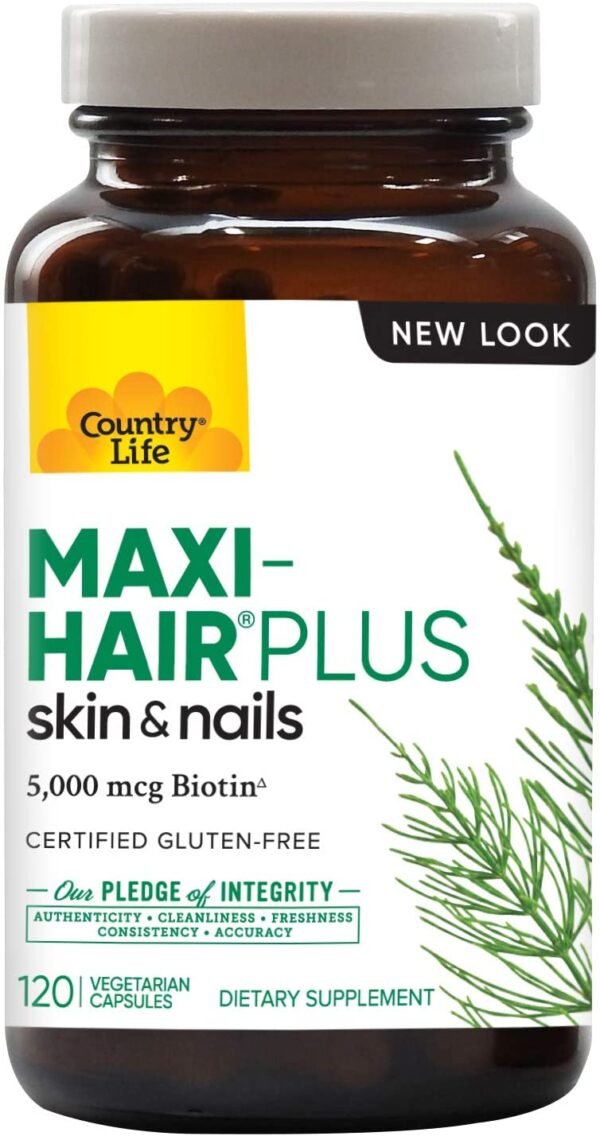 Country Life Maxi-Hair Plus Capsules 120's – Wholesale & Export UAE