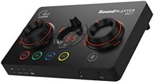 Creative Sound Blaster GC7 Game Streaming DAC Amp ft Programmable Buttons, Super X-Fi, 7. 1 Virtual Surround, Battle Mode, Scout Mode, GameV – Wholesale & Export UAE