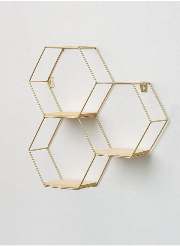 Creative Wall Storage Rack Hexagonal Combination Shelf – Wholesale & Export UAE
