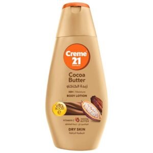 Crème 21 Body Lotion, Cocoa Butter 48H Moisture, 400ml – Wholesale & Export UAE